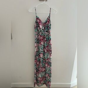 Felicity & Coco Floral Maxi Dress - Pink and Green